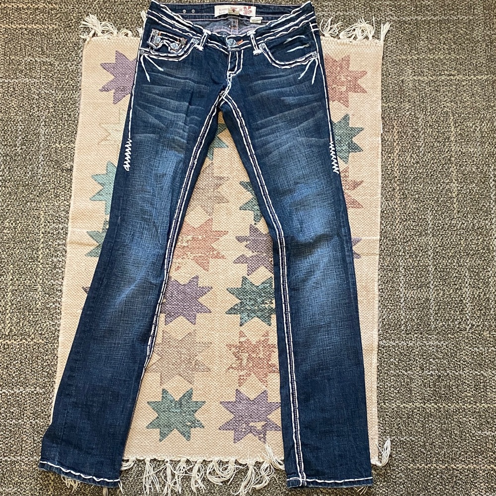 Laguna Beach low rise straight leg jeans